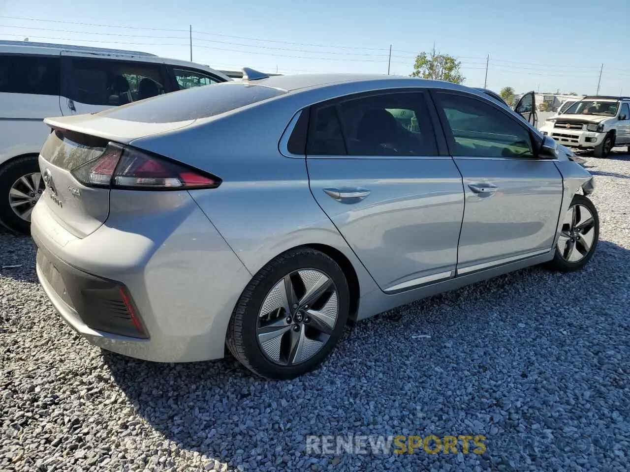 3 fotografías del automóvil dañado KMHC05LC4LU201232 HYUNDAI IONIQ 2020