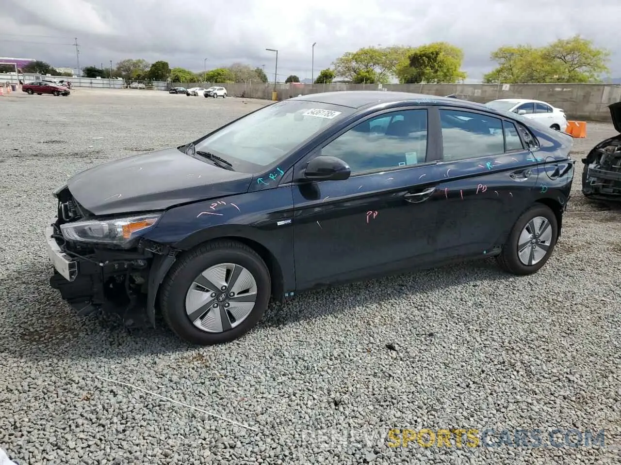 1 fotografías del automóvil dañado KMHC65LC0LU241340 HYUNDAI IONIQ 2020