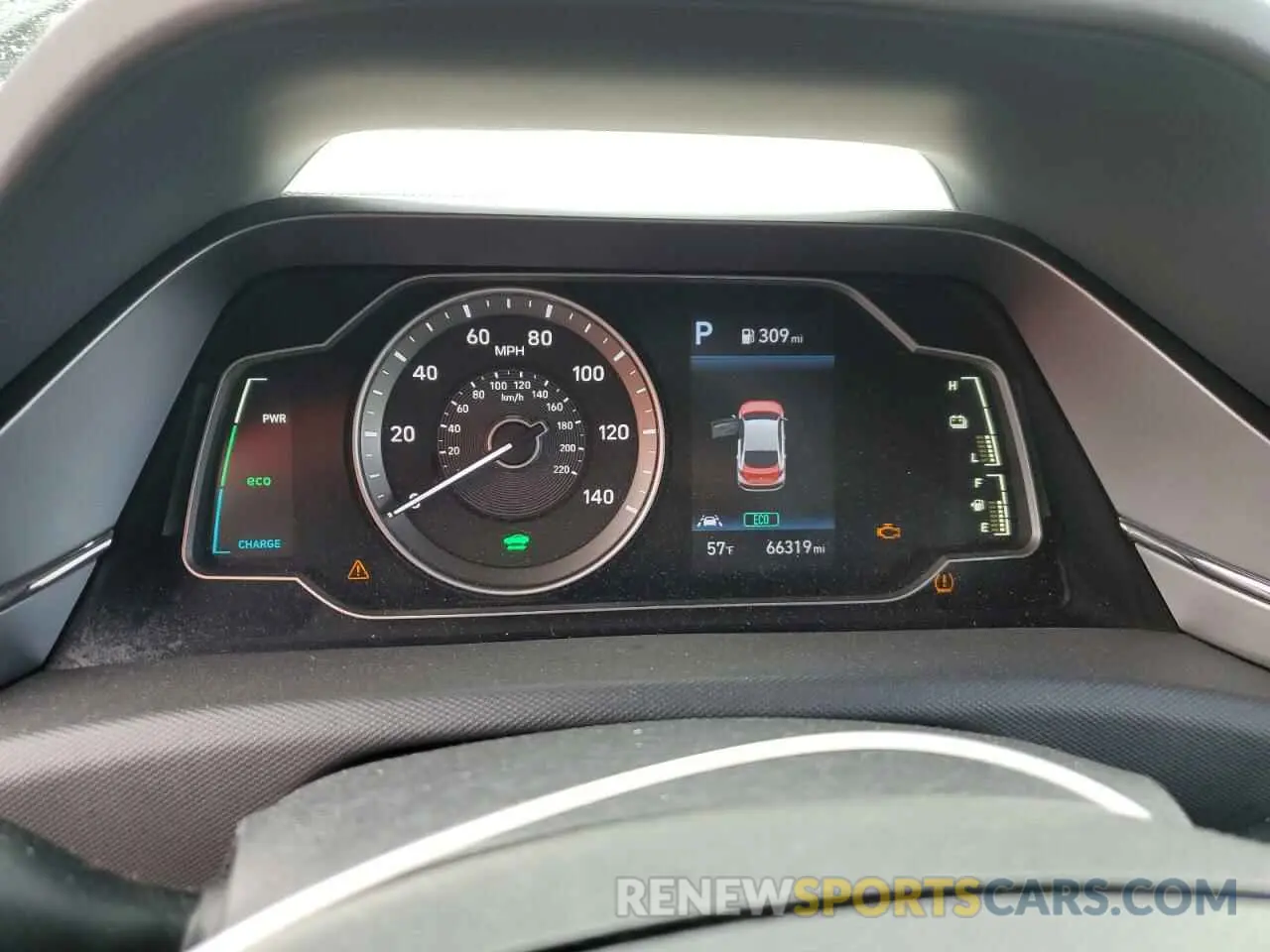 9 fotografías del automóvil dañado KMHC65LC0LU241340 HYUNDAI IONIQ 2020