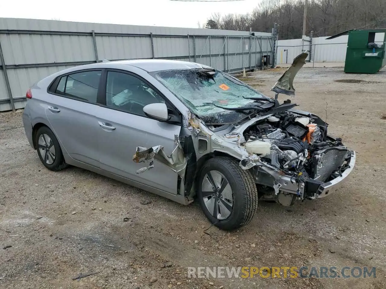 4 fotografías del automóvil dañado KMHC65LC1LU210839 HYUNDAI IONIQ 2020