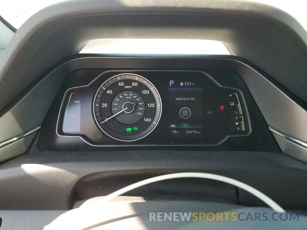 9 fotografías del automóvil dañado KMHC65LC1LU234347 HYUNDAI IONIQ 2020