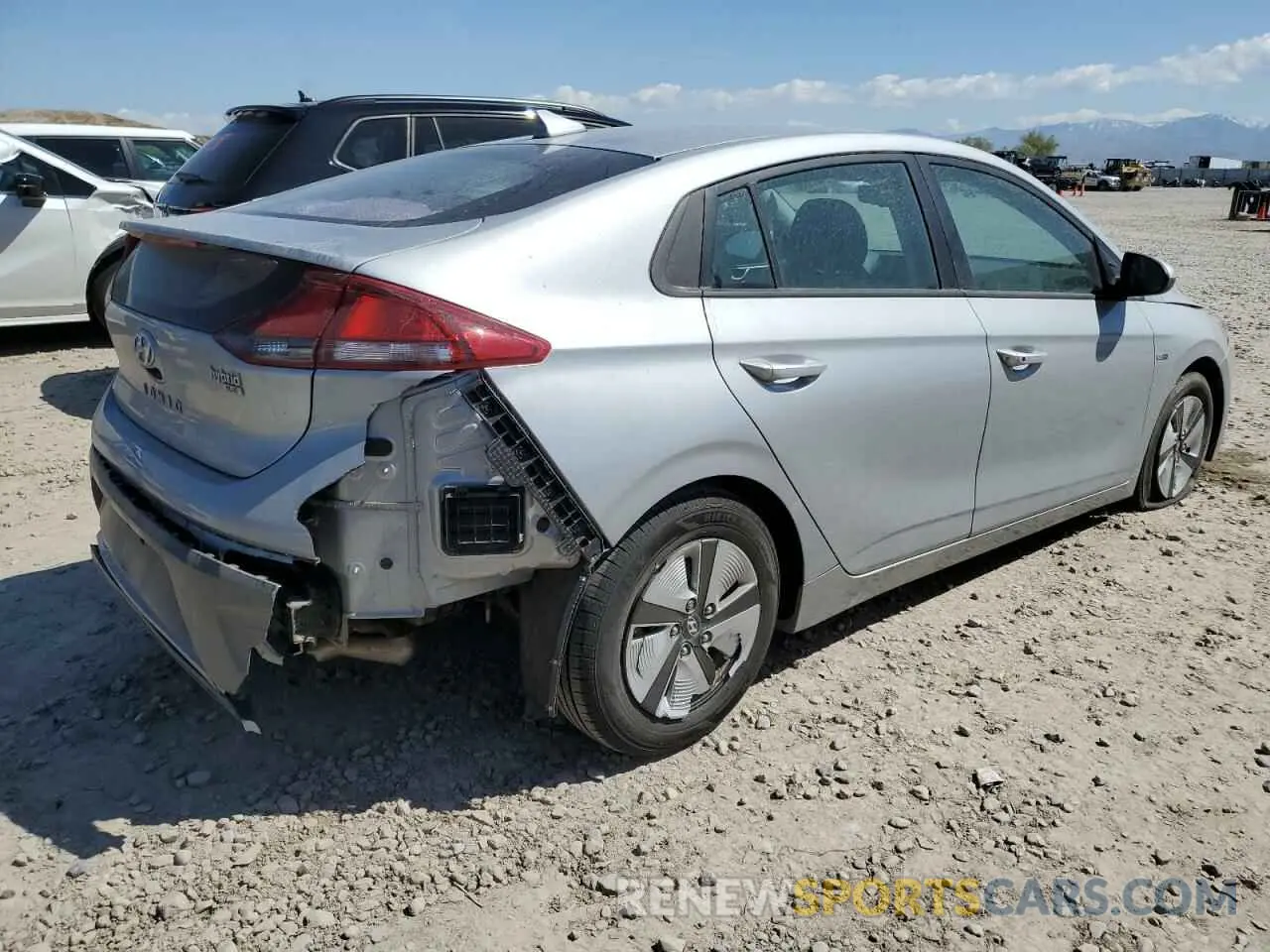 3 fotografías del automóvil dañado KMHC65LC3LU186284 HYUNDAI IONIQ 2020