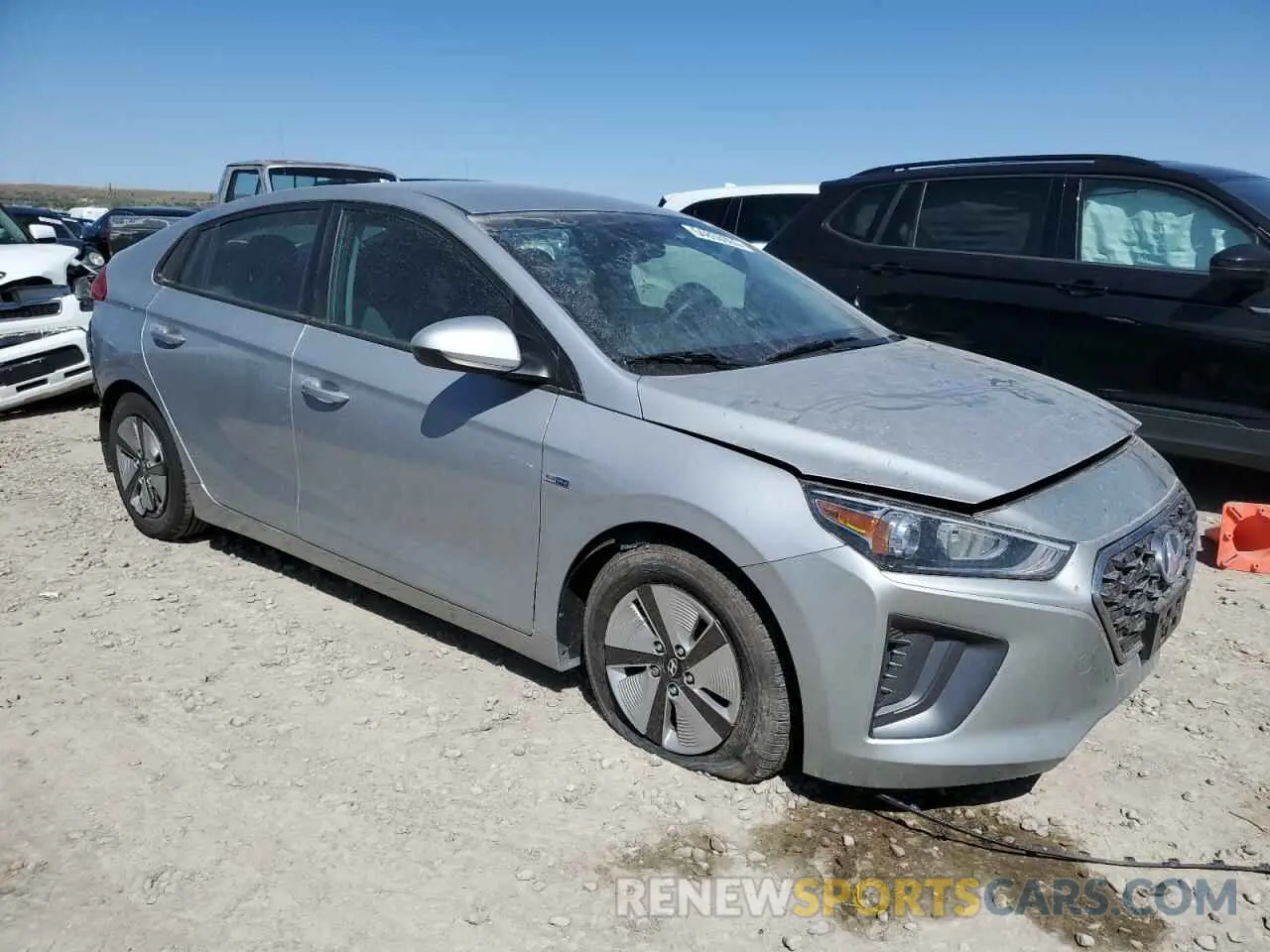4 fotografías del automóvil dañado KMHC65LC3LU186284 HYUNDAI IONIQ 2020