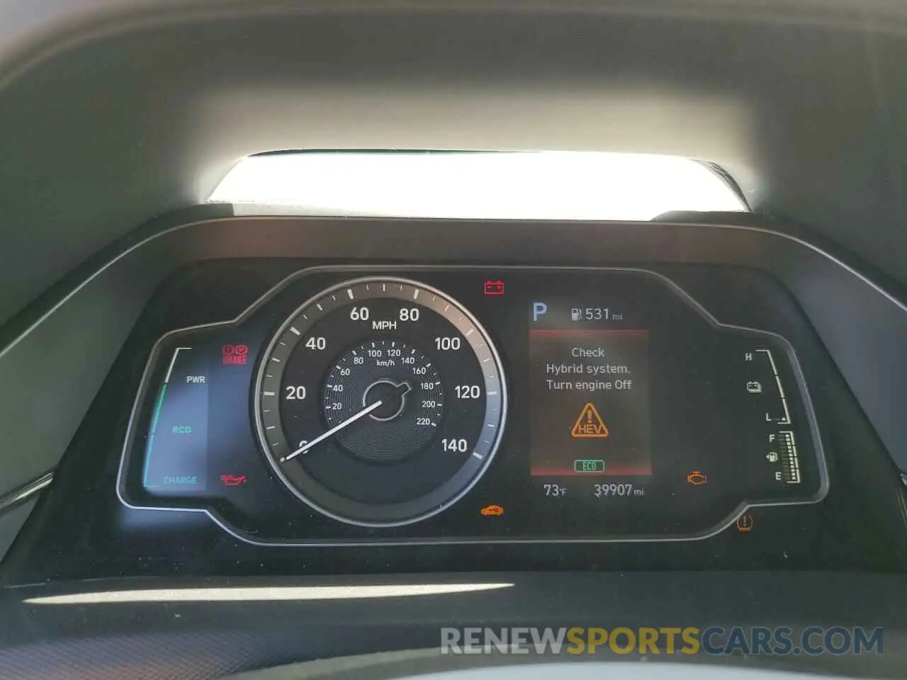 9 fotografías del automóvil dañado KMHC65LC3LU186284 HYUNDAI IONIQ 2020