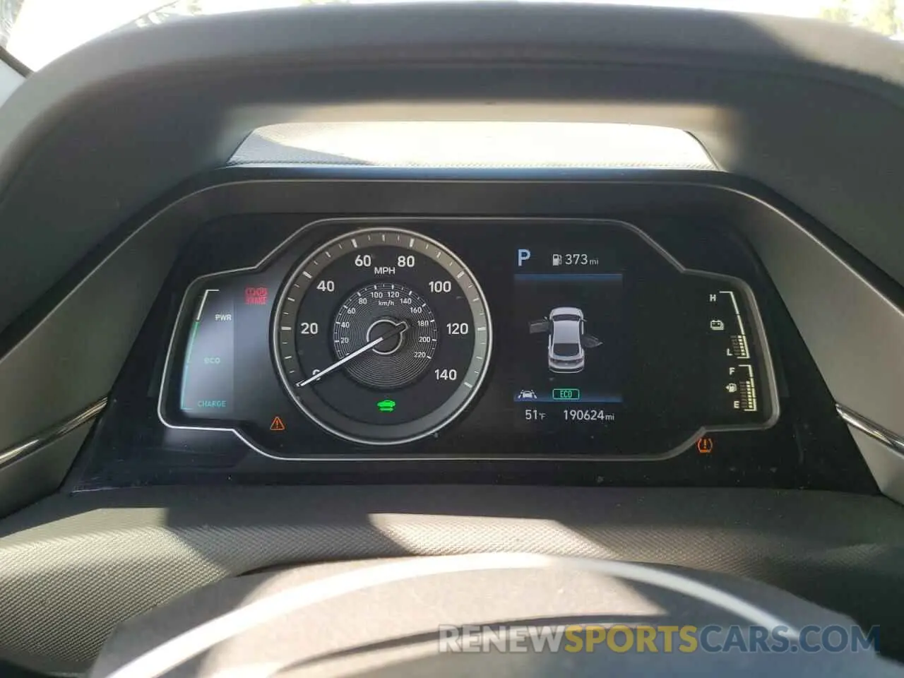 9 fotografías del automóvil dañado KMHC65LC3LU200846 HYUNDAI IONIQ 2020