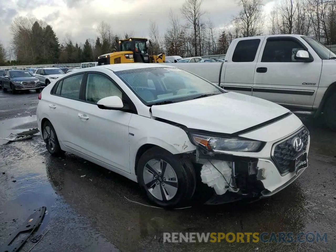 4 fotografías del automóvil dañado KMHC65LC5LU234609 HYUNDAI IONIQ 2020