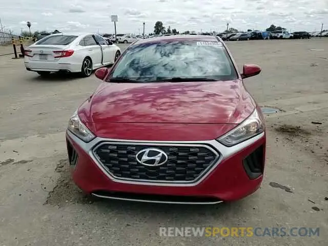 12 fotografías del automóvil dañado KMHC65LC6LU227863 HYUNDAI IONIQ 2020