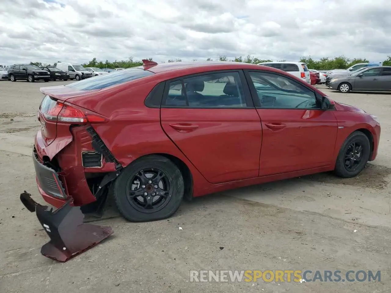 3 fotografías del automóvil dañado KMHC65LC6LU227863 HYUNDAI IONIQ 2020