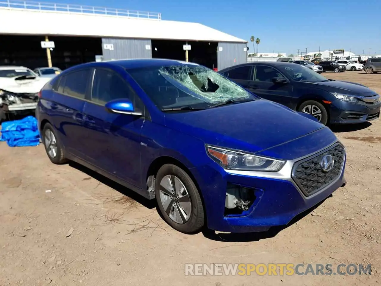 4 fotografías del automóvil dañado KMHC65LC9LU228294 HYUNDAI IONIQ 2020