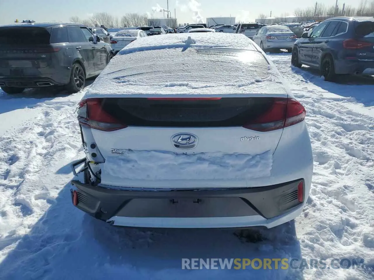 6 fotografías del automóvil dañado KMHC65LD1LU234437 HYUNDAI IONIQ 2020