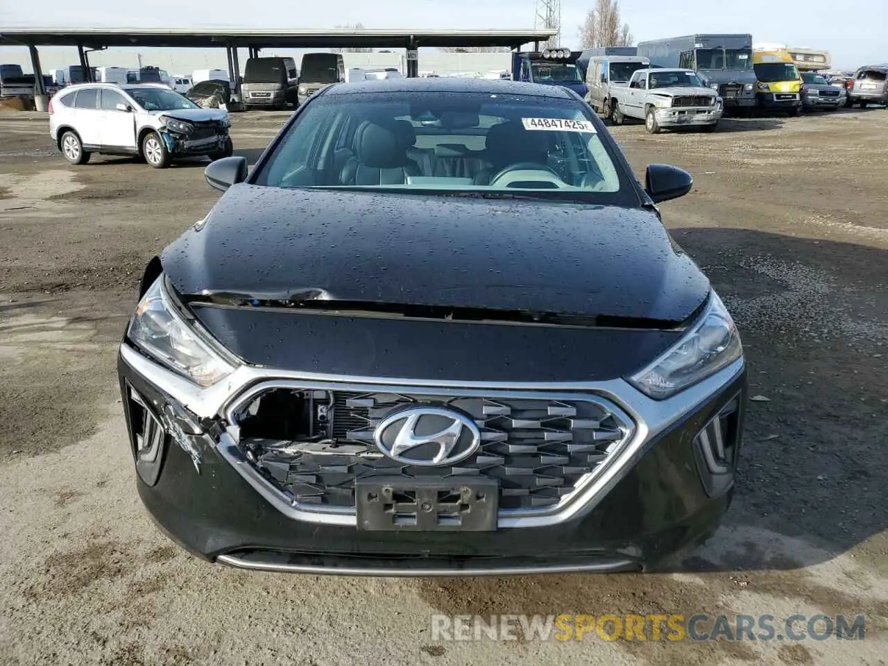 5 fotografías del automóvil dañado KMHC75LC3LU240034 HYUNDAI IONIQ 2020