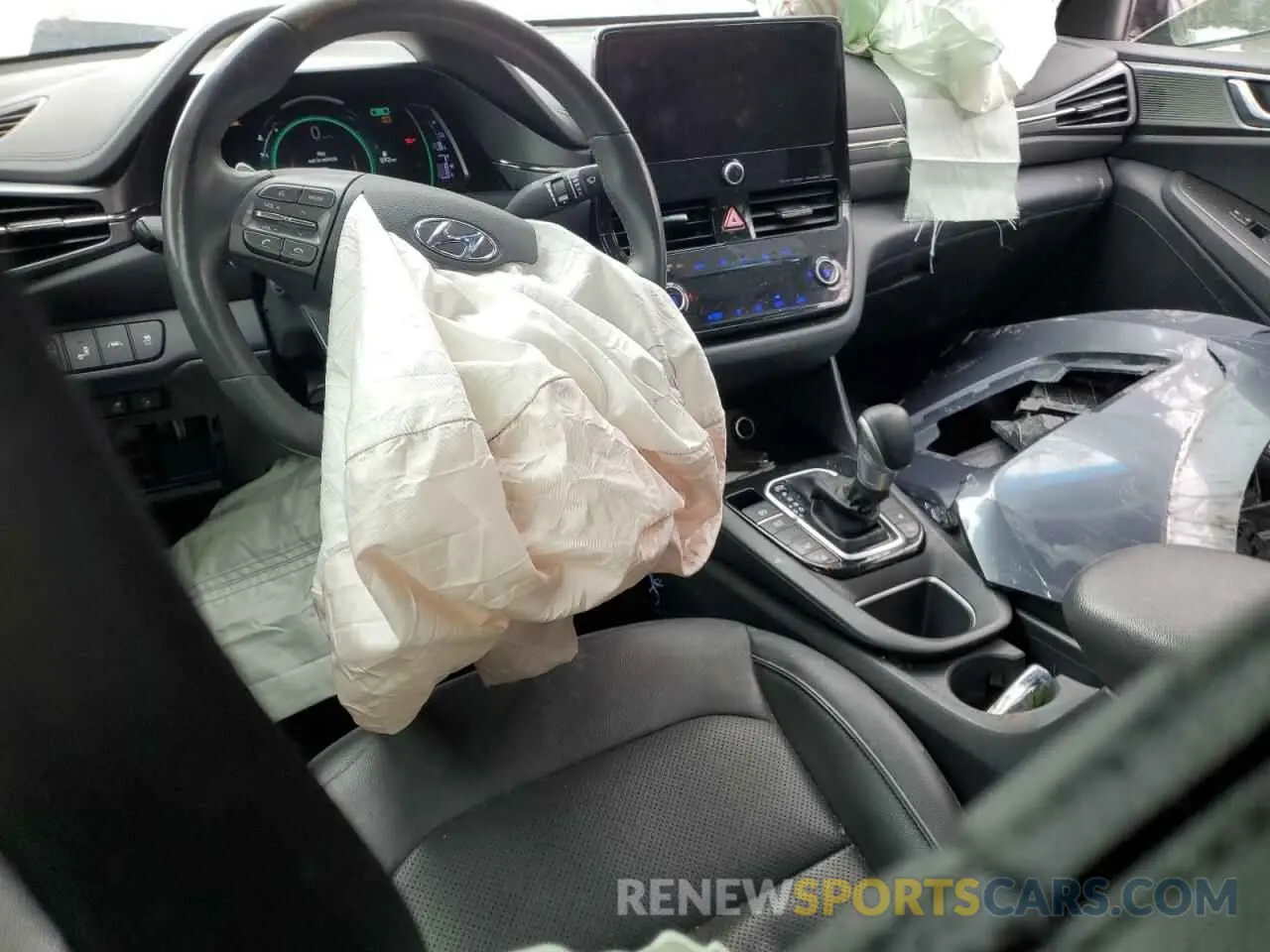 8 fotografías del automóvil dañado KMHC75LD7LU192580 HYUNDAI IONIQ 2020