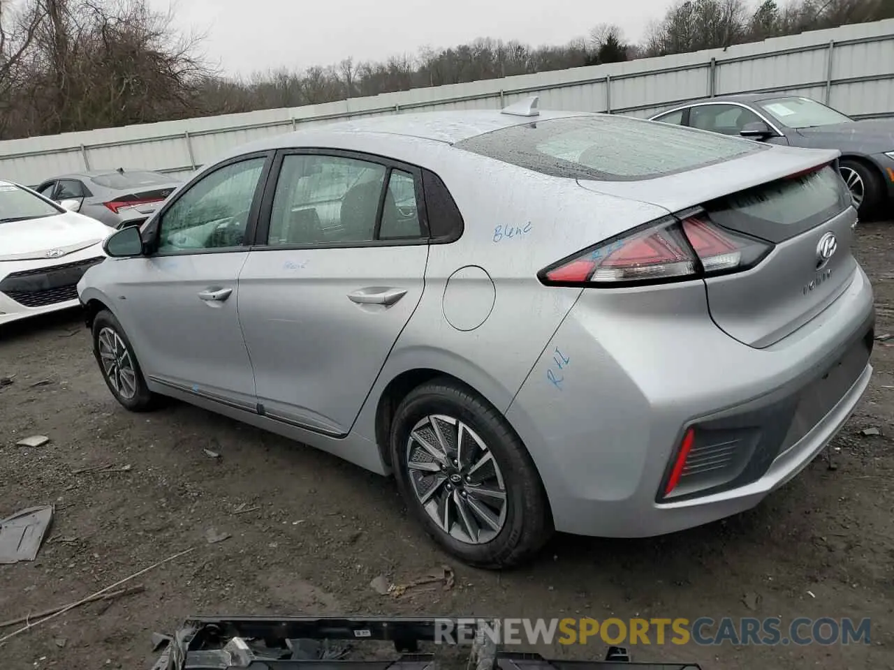 2 fotografías del automóvil dañado KMHC75LJ4LU072984 HYUNDAI IONIQ 2020