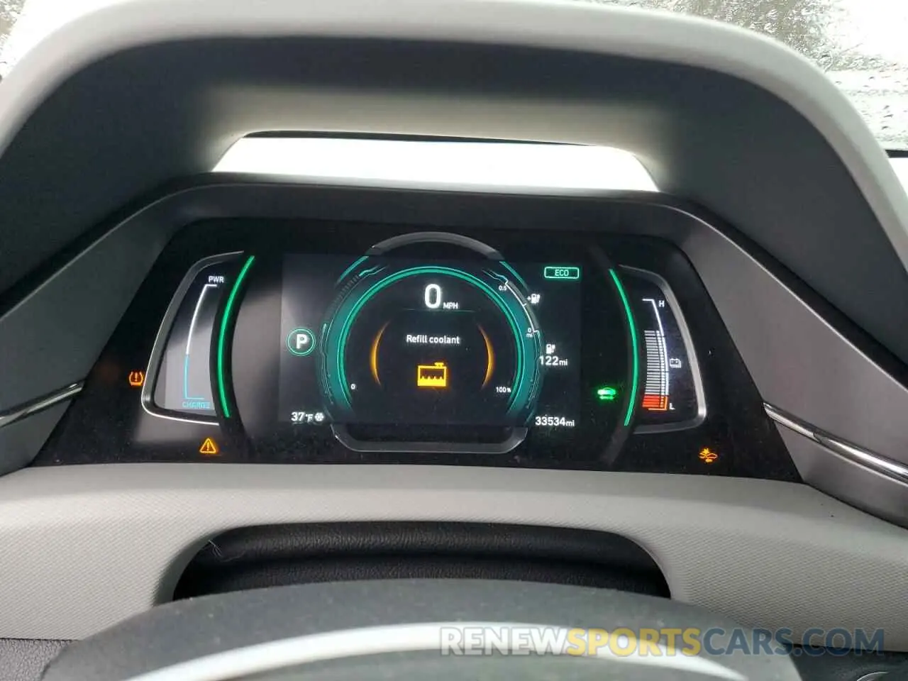 9 fotografías del automóvil dañado KMHC75LJ4LU072984 HYUNDAI IONIQ 2020