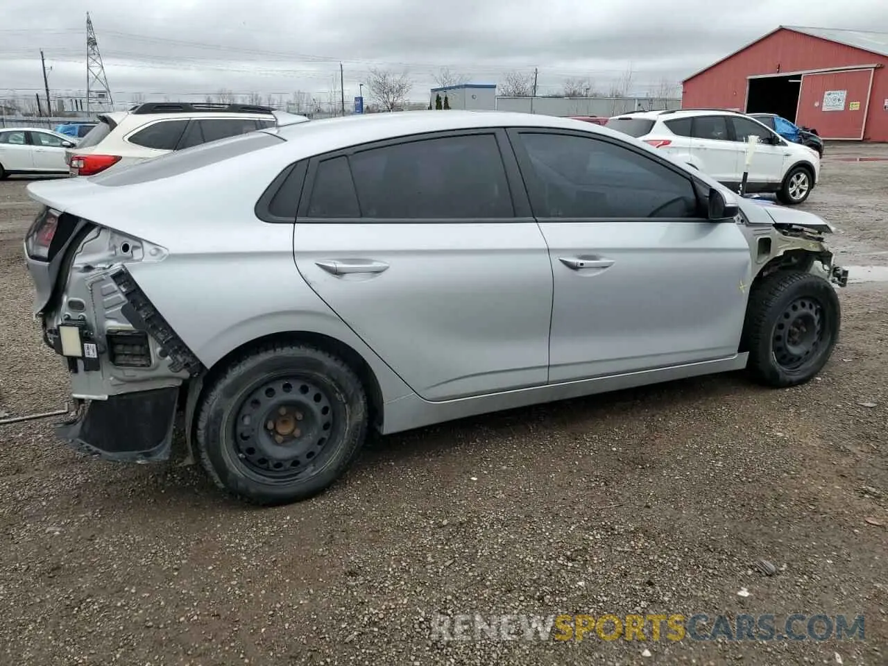 3 fotografías del automóvil dañado KMHC85LC7LU233956 HYUNDAI IONIQ 2020