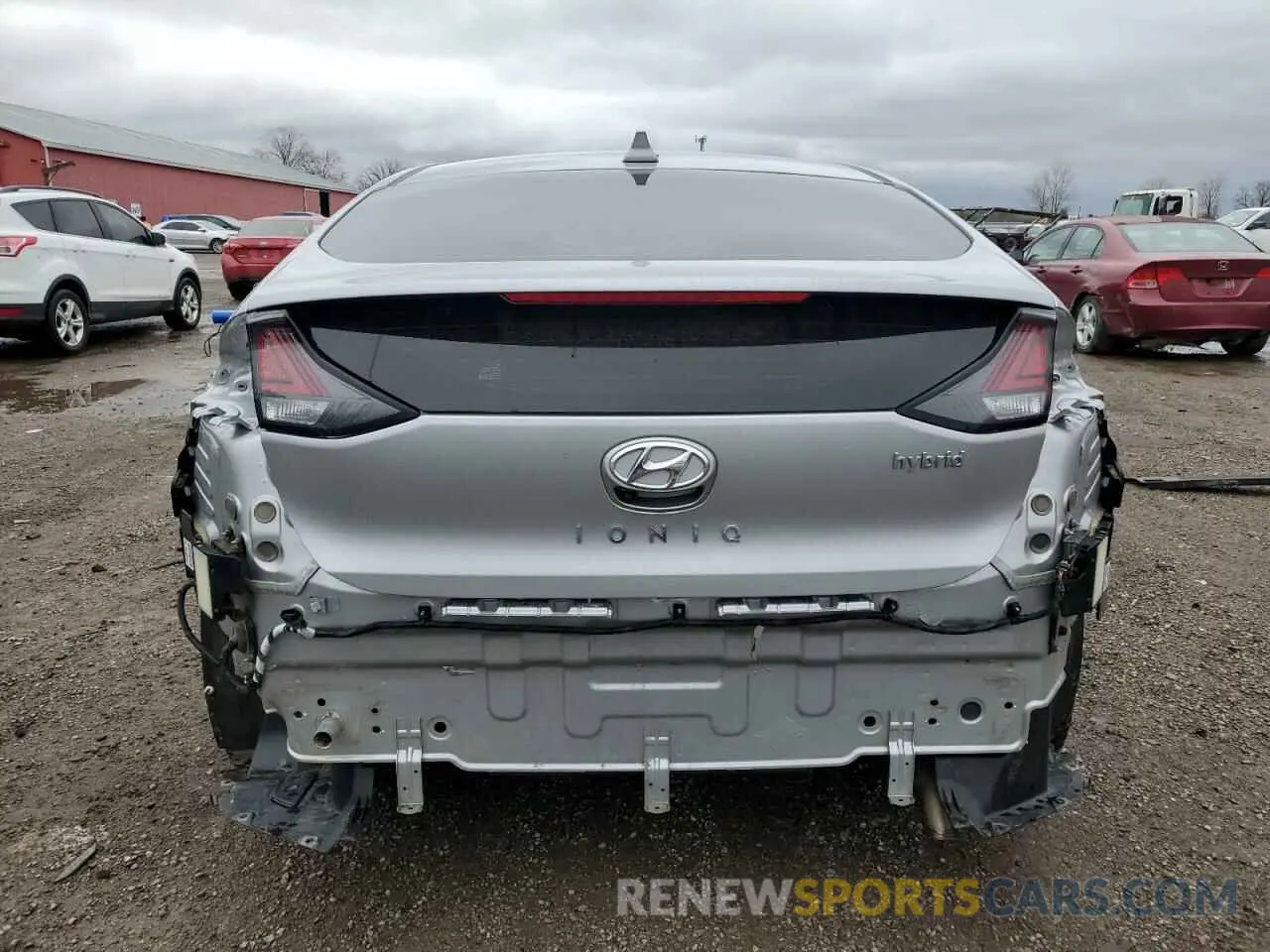 6 fotografías del automóvil dañado KMHC85LC7LU233956 HYUNDAI IONIQ 2020