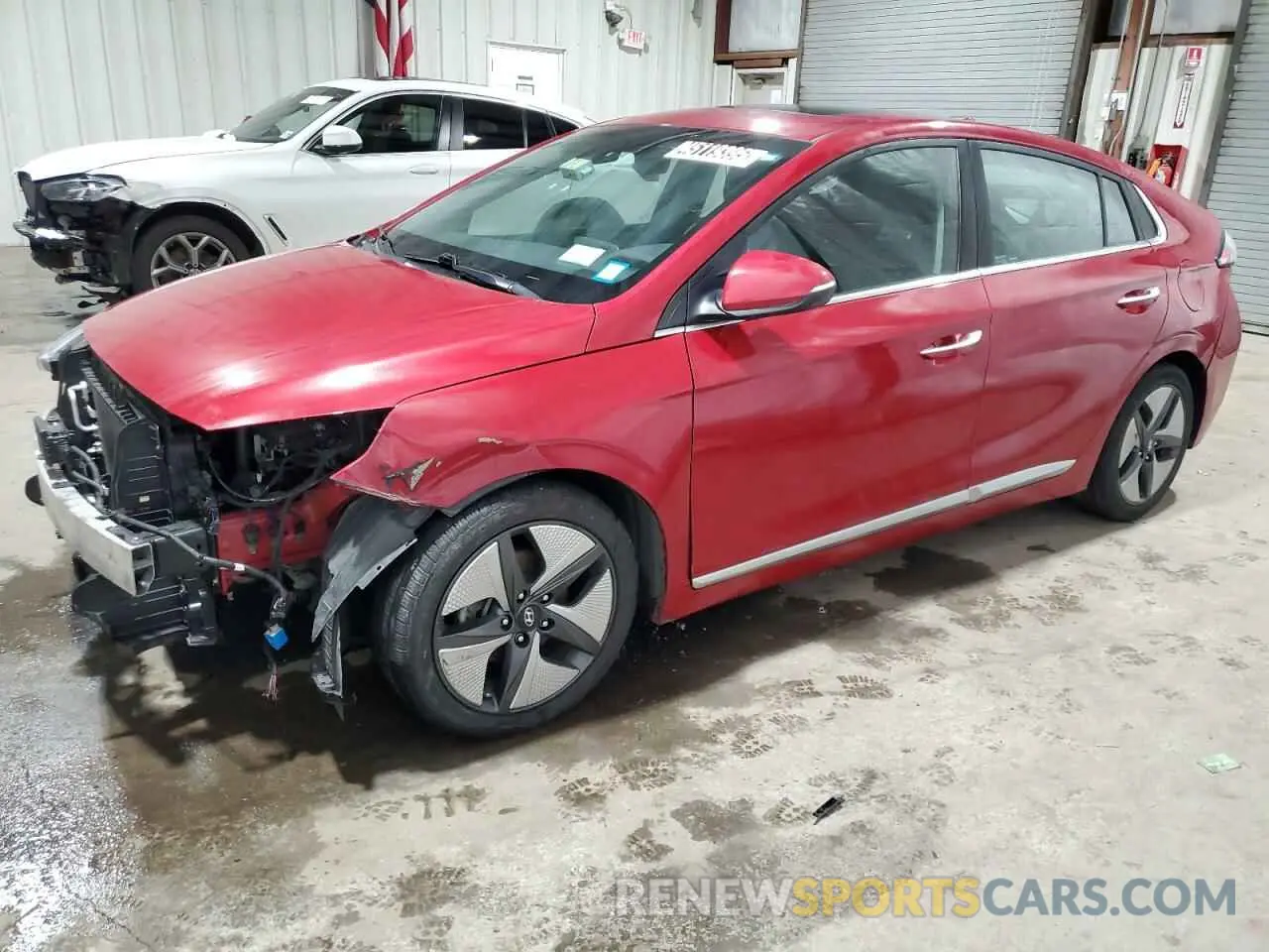 1 fotografías del automóvil dañado KMHC05LC6MU250403 HYUNDAI IONIQ 2021
