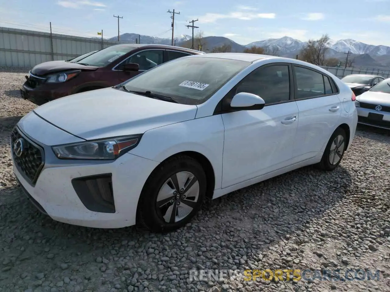 1 fotografías del automóvil dañado KMHC65LC2MU245441 HYUNDAI IONIQ 2021