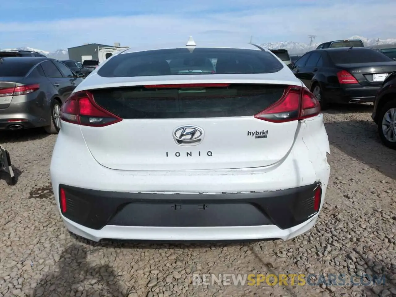 6 fotografías del automóvil dañado KMHC65LC2MU245441 HYUNDAI IONIQ 2021
