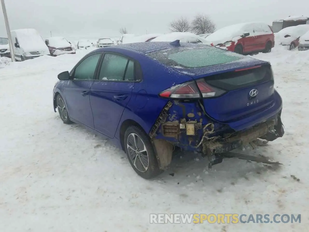 2 fotografías del automóvil dañado KMHC65LD4MU257244 HYUNDAI IONIQ 2021