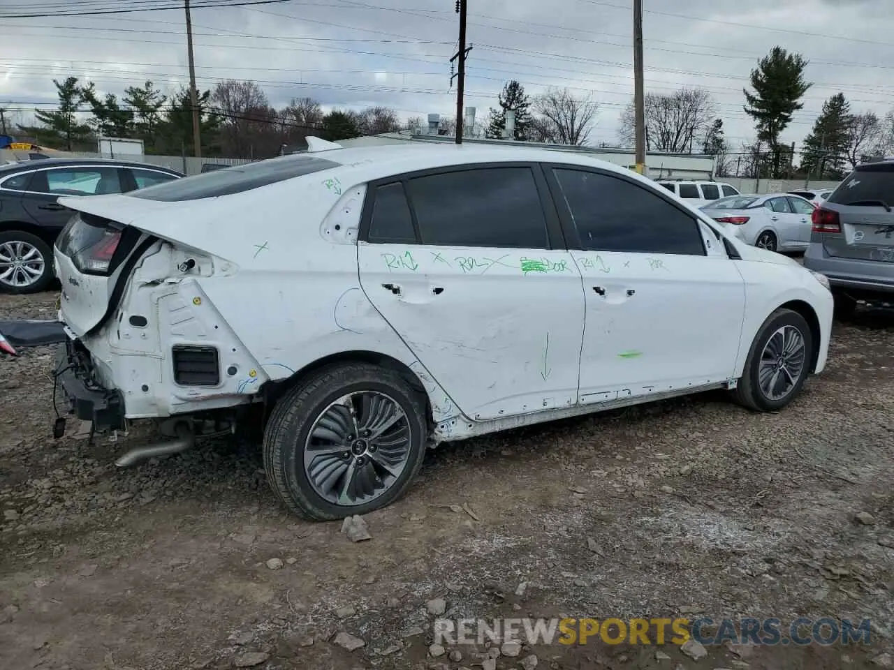 3 fotografías del automóvil dañado KMHC65LD5MU251484 HYUNDAI IONIQ 2021