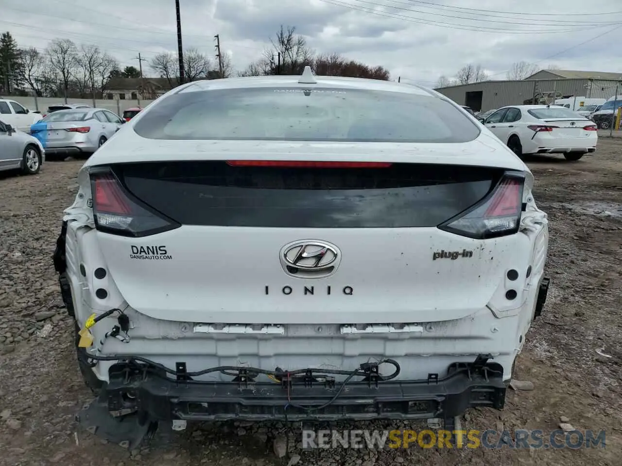 6 fotografías del automóvil dañado KMHC65LD5MU251484 HYUNDAI IONIQ 2021