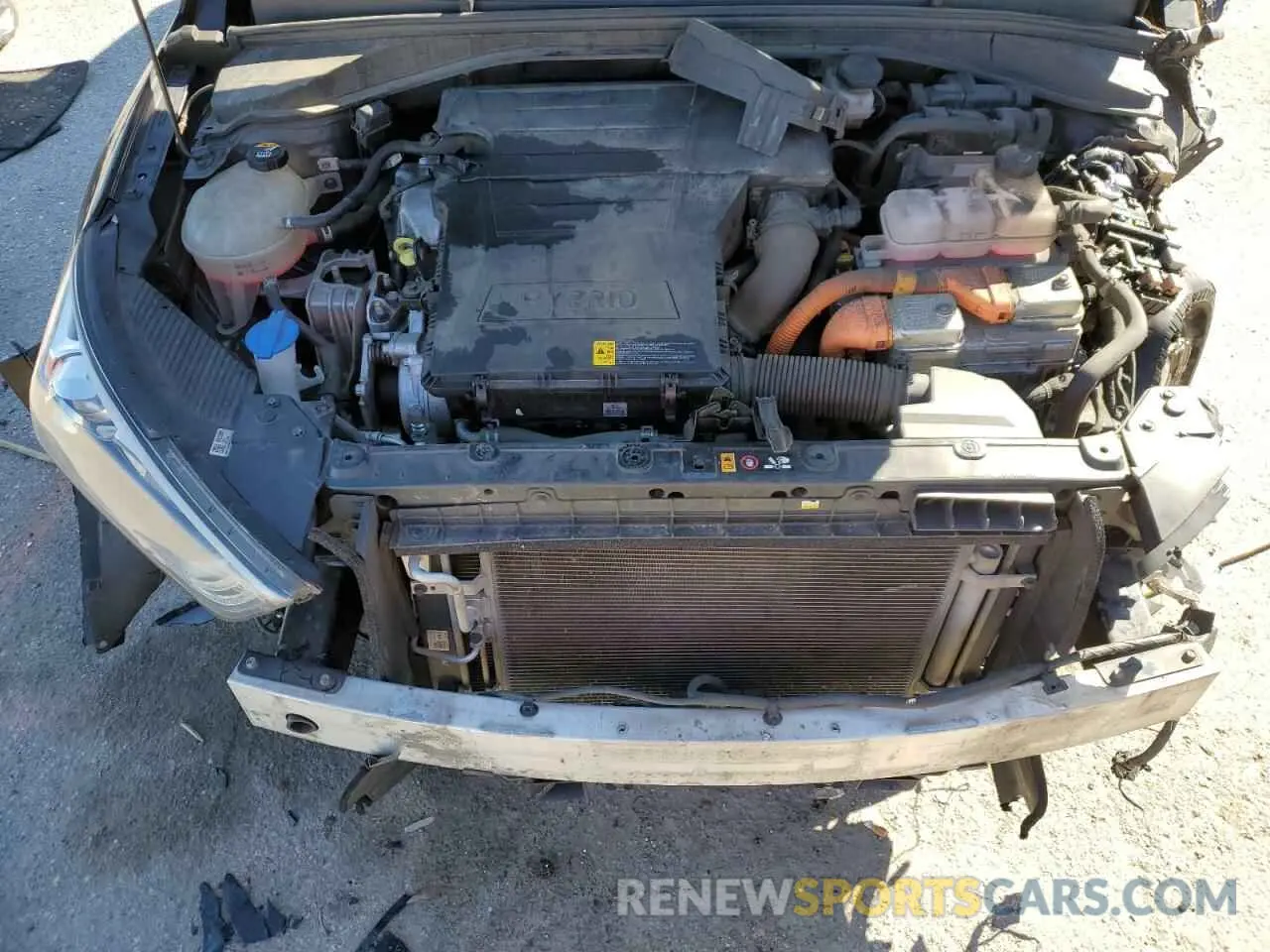 11 fotografías del automóvil dañado KMHC75LC2MU248546 HYUNDAI IONIQ 2021