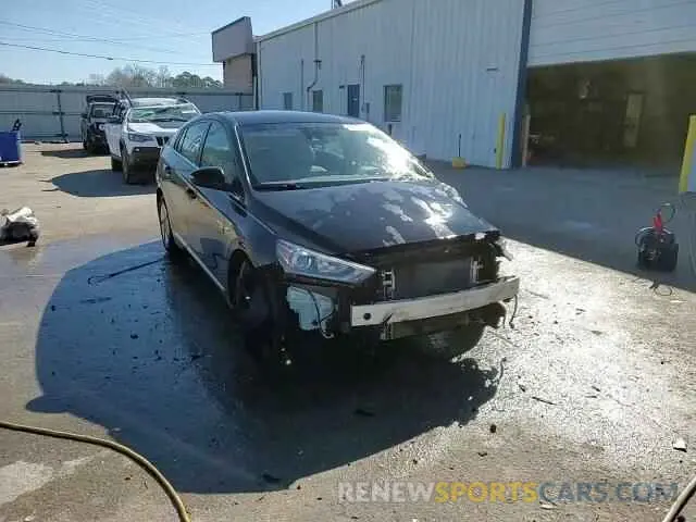 14 fotografías del automóvil dañado KMHC75LC2MU248546 HYUNDAI IONIQ 2021