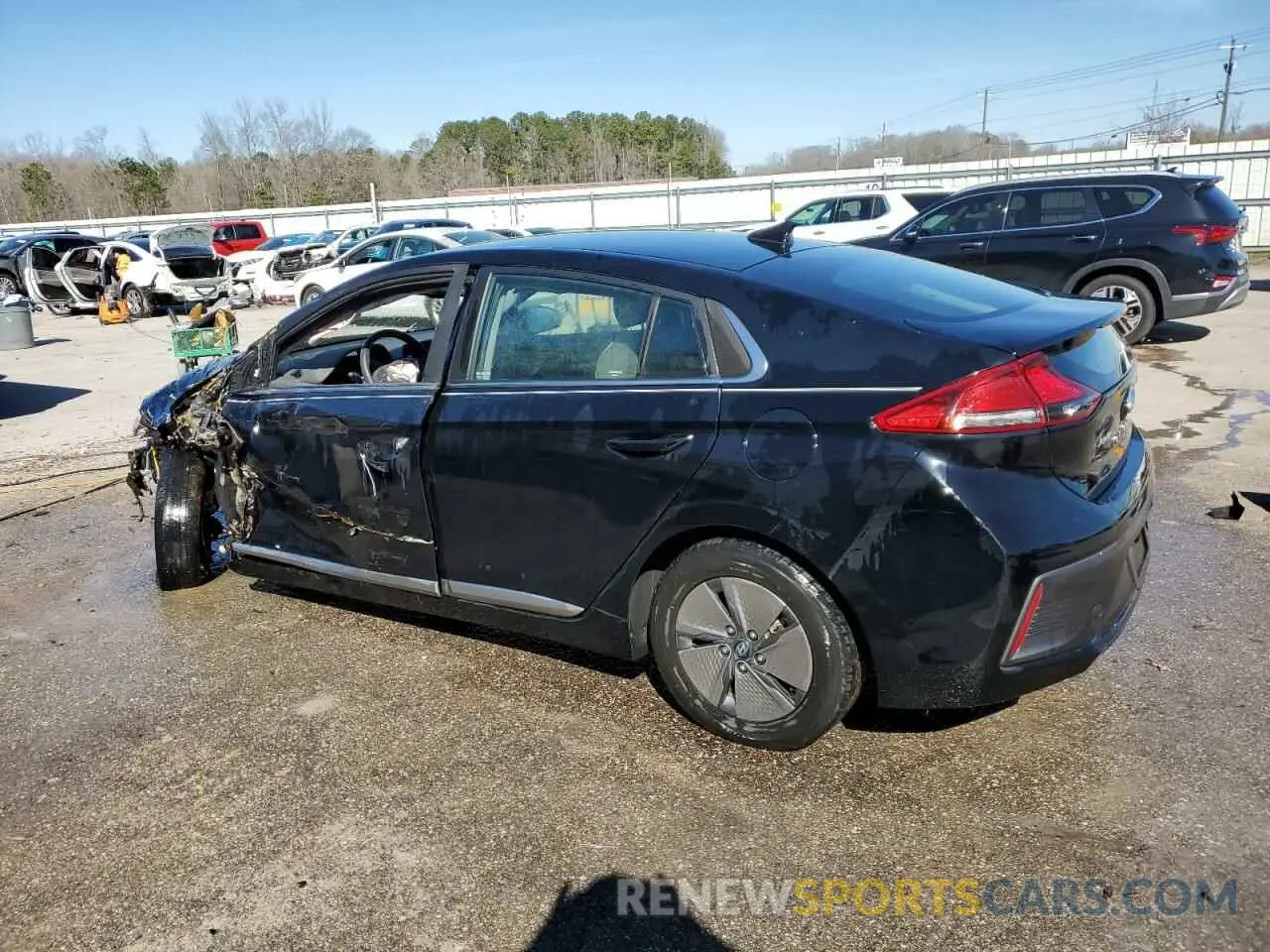 2 fotografías del automóvil dañado KMHC75LC2MU248546 HYUNDAI IONIQ 2021