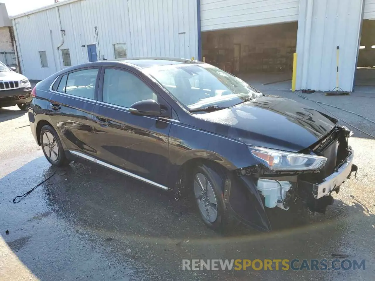 4 fotografías del automóvil dañado KMHC75LC2MU248546 HYUNDAI IONIQ 2021