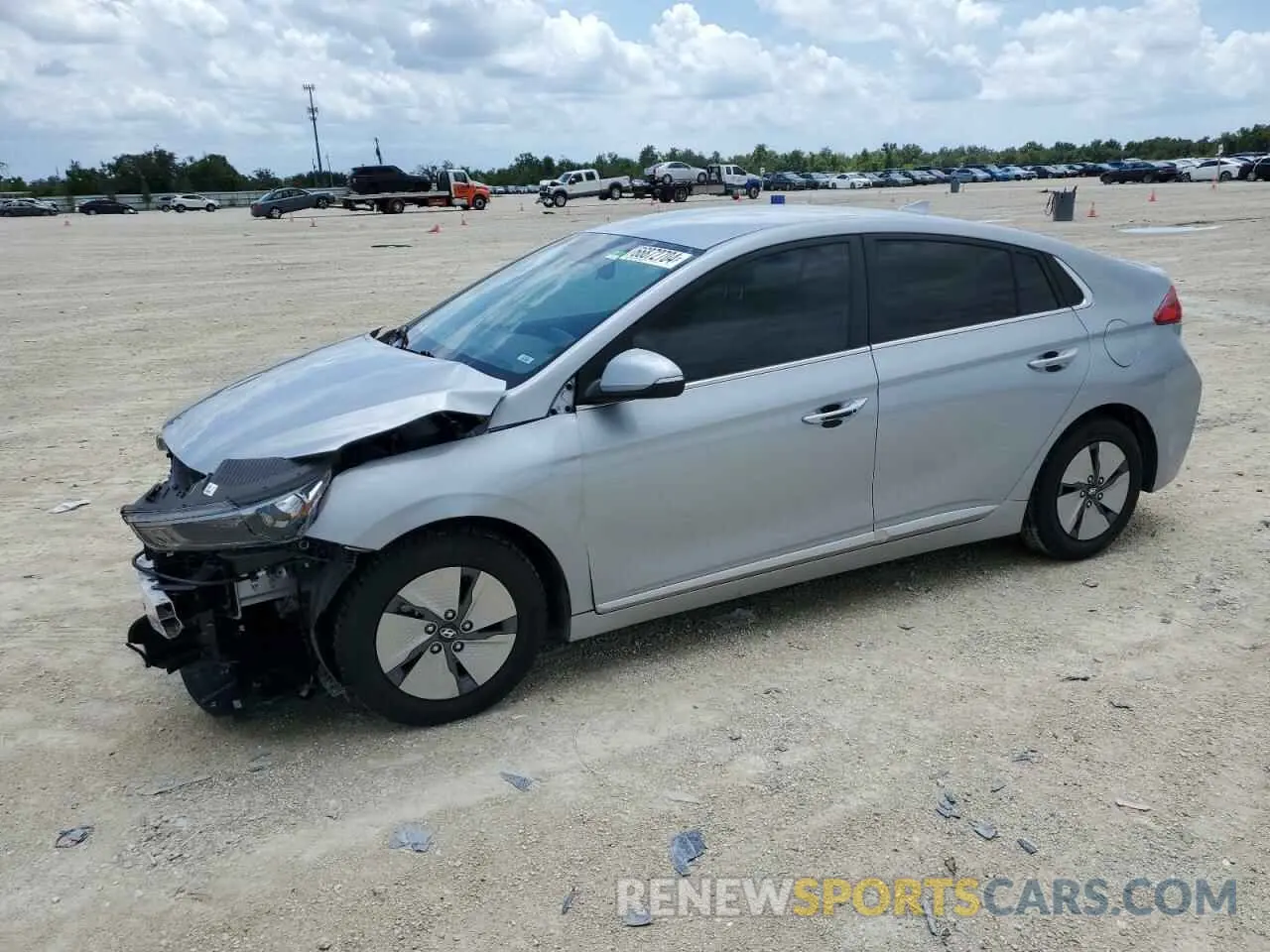 1 fotografías del automóvil dañado KMHC75LC3MU255909 HYUNDAI IONIQ 2021