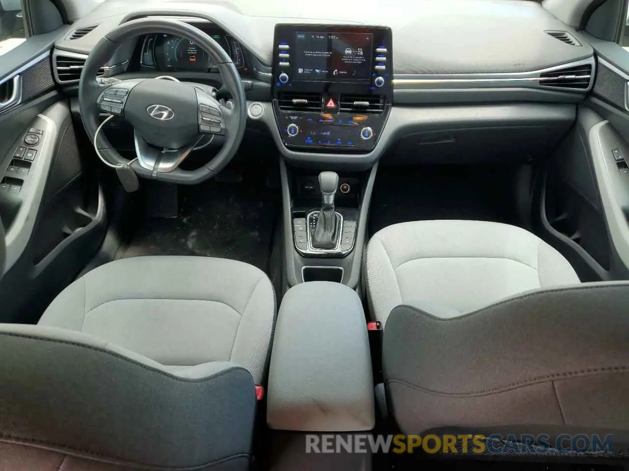8 fotografías del automóvil dañado KMHC75LC3MU255909 HYUNDAI IONIQ 2021