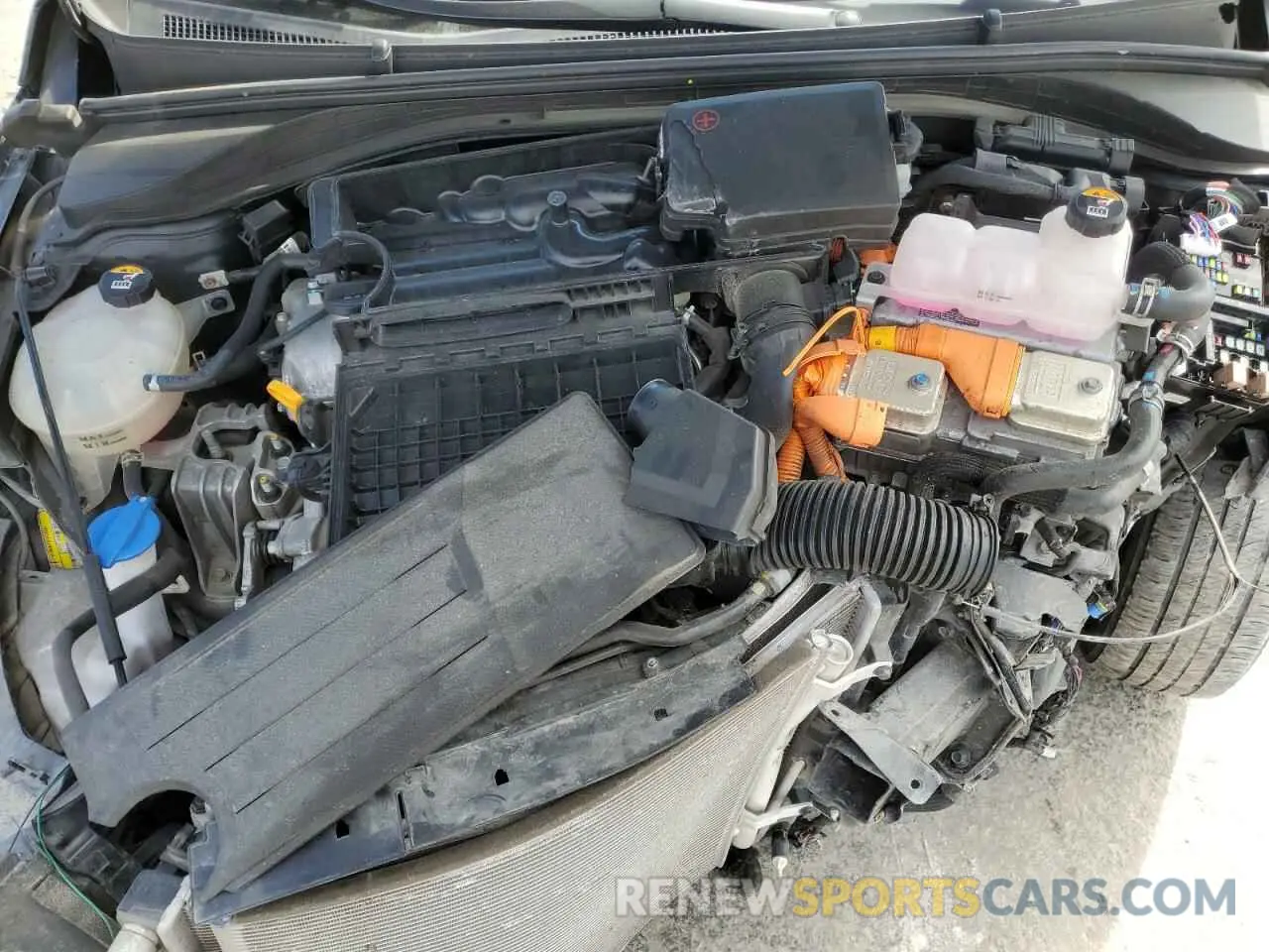 11 fotografías del automóvil dañado KMHC75LC6MU260523 HYUNDAI IONIQ 2021