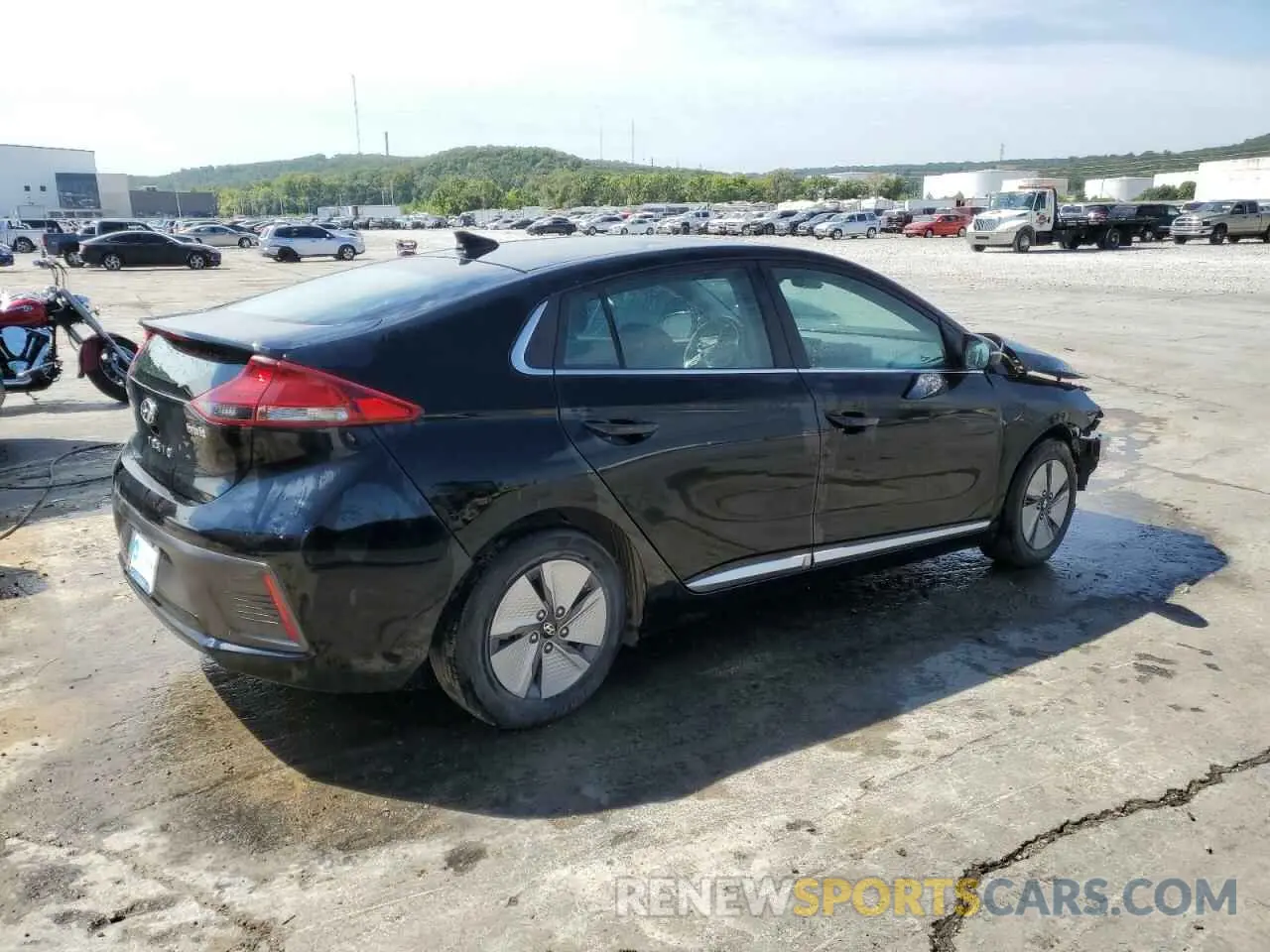 3 fotografías del automóvil dañado KMHC75LC6MU260523 HYUNDAI IONIQ 2021