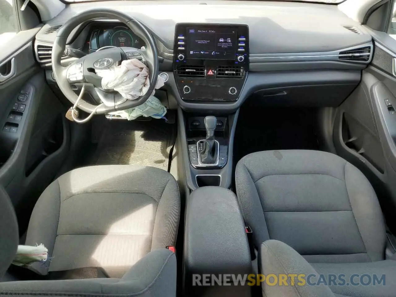 8 fotografías del automóvil dañado KMHC75LC6MU260523 HYUNDAI IONIQ 2021