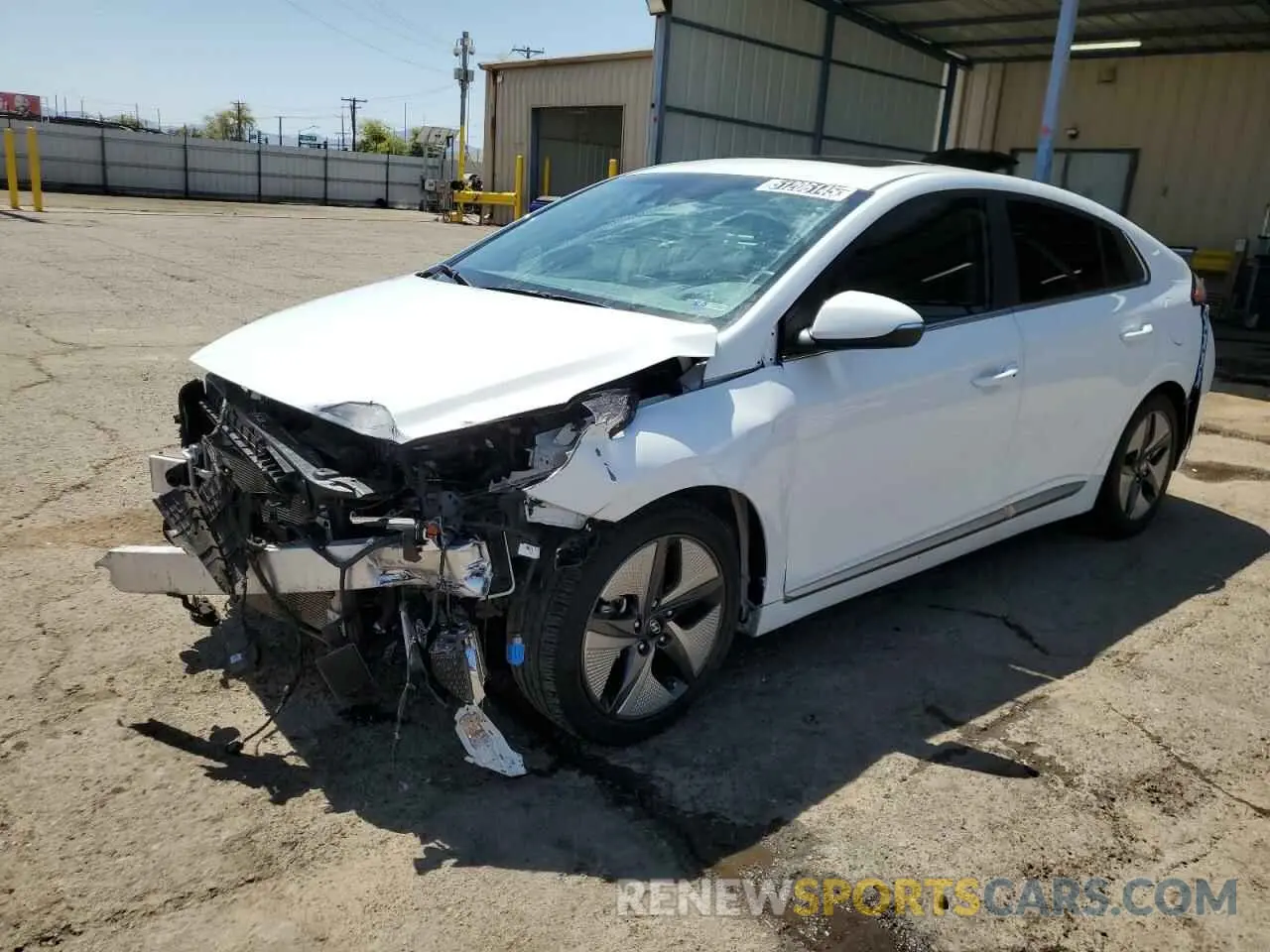 1 fotografías del automóvil dañado KMHC85LC1MU245148 HYUNDAI IONIQ 2021