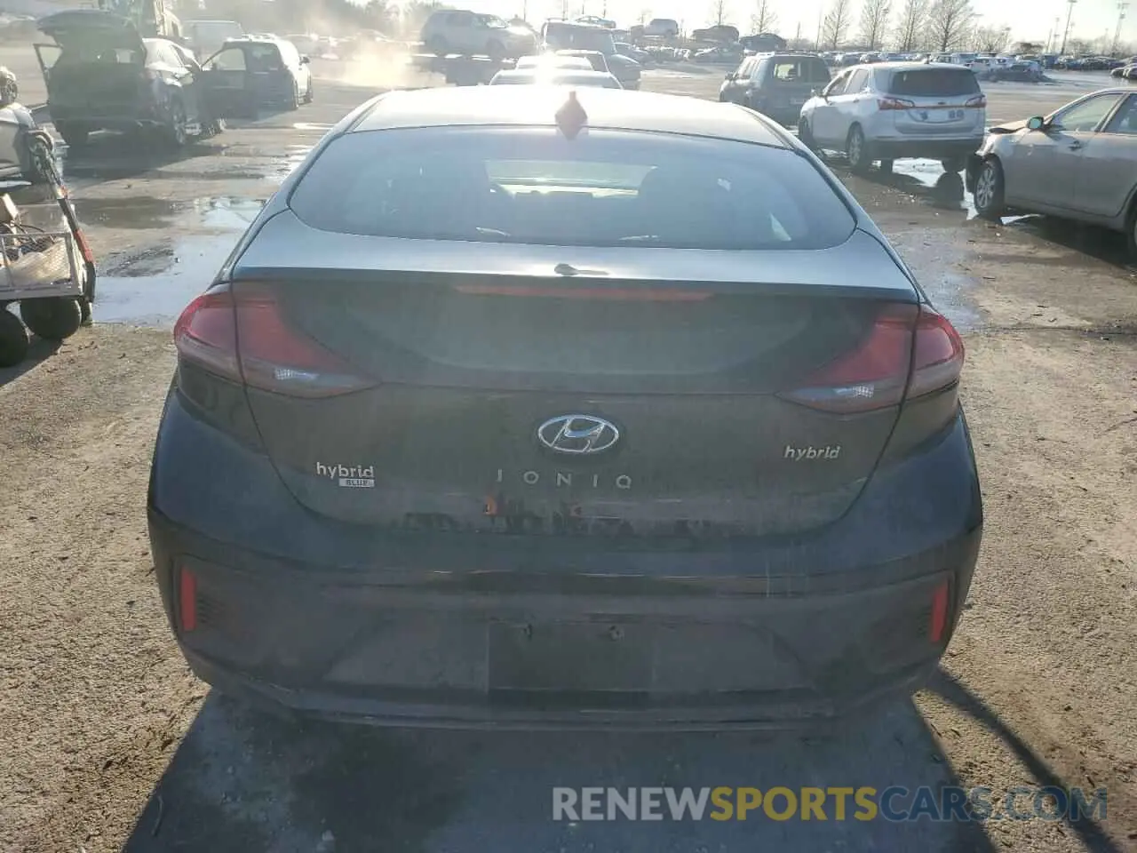 6 fotografías del automóvil dañado KMHC85LC1MU261303 HYUNDAI IONIQ 2021