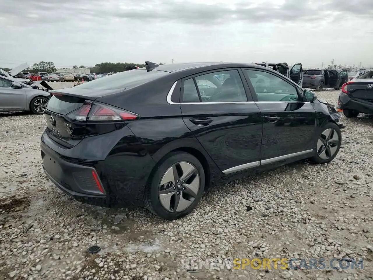 3 fotografías del automóvil dañado KMHC85LCXMU244953 HYUNDAI IONIQ 2021