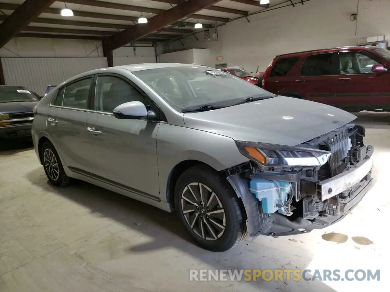 4 fotografías del automóvil dañado KMHC85LJ2MU078751 HYUNDAI IONIQ 2021