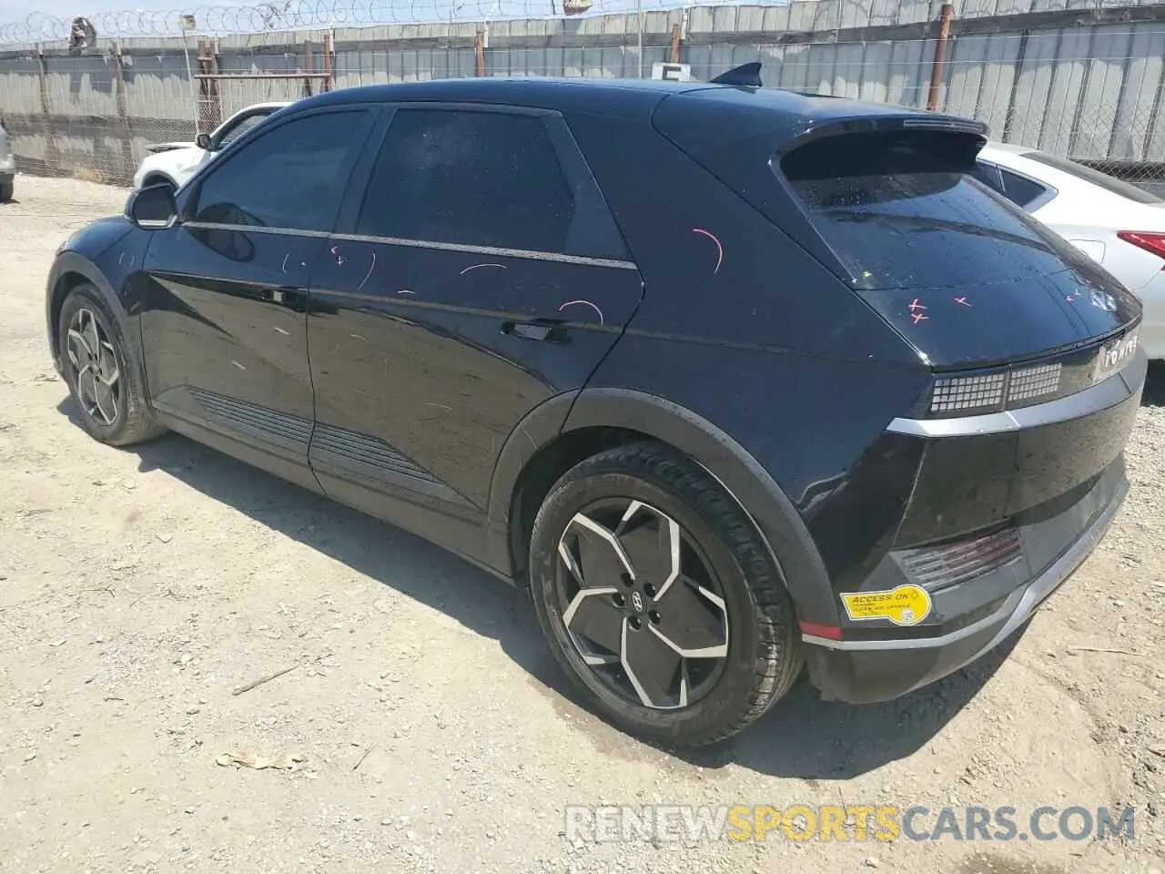 2 fotografías del automóvil dañado KM8KM4AE3NU056380 HYUNDAI IONIQ 2022
