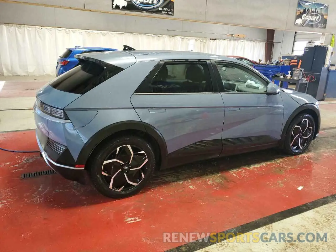 3 fotografías del automóvil dañado KM8KMDAF2NU084566 HYUNDAI IONIQ 2022