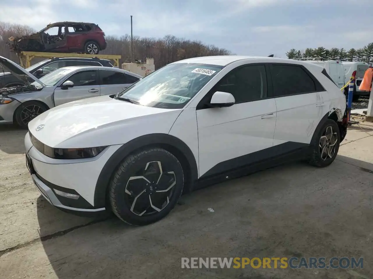 1 fotografías del automóvil dañado KM8KMDAF7NU085213 HYUNDAI IONIQ 2022