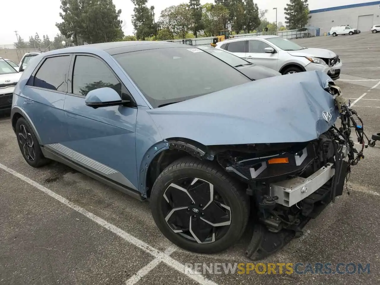 4 fotografías del automóvil dañado KM8KR4AE9NU073203 HYUNDAI IONIQ 2022
