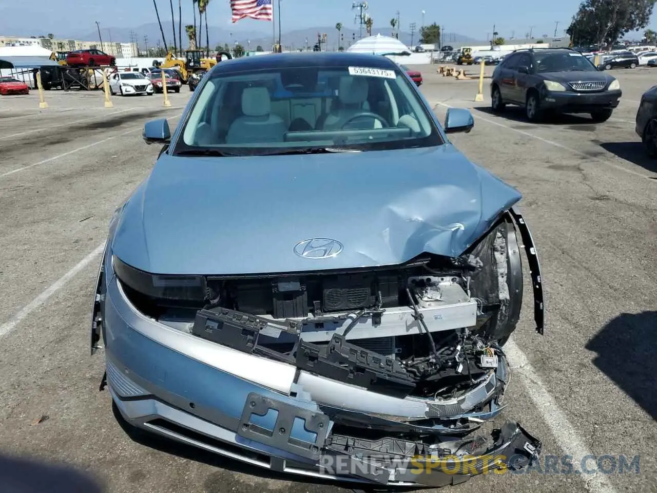 5 fotografías del automóvil dañado KM8KRDAF2NU081734 HYUNDAI IONIQ 2022