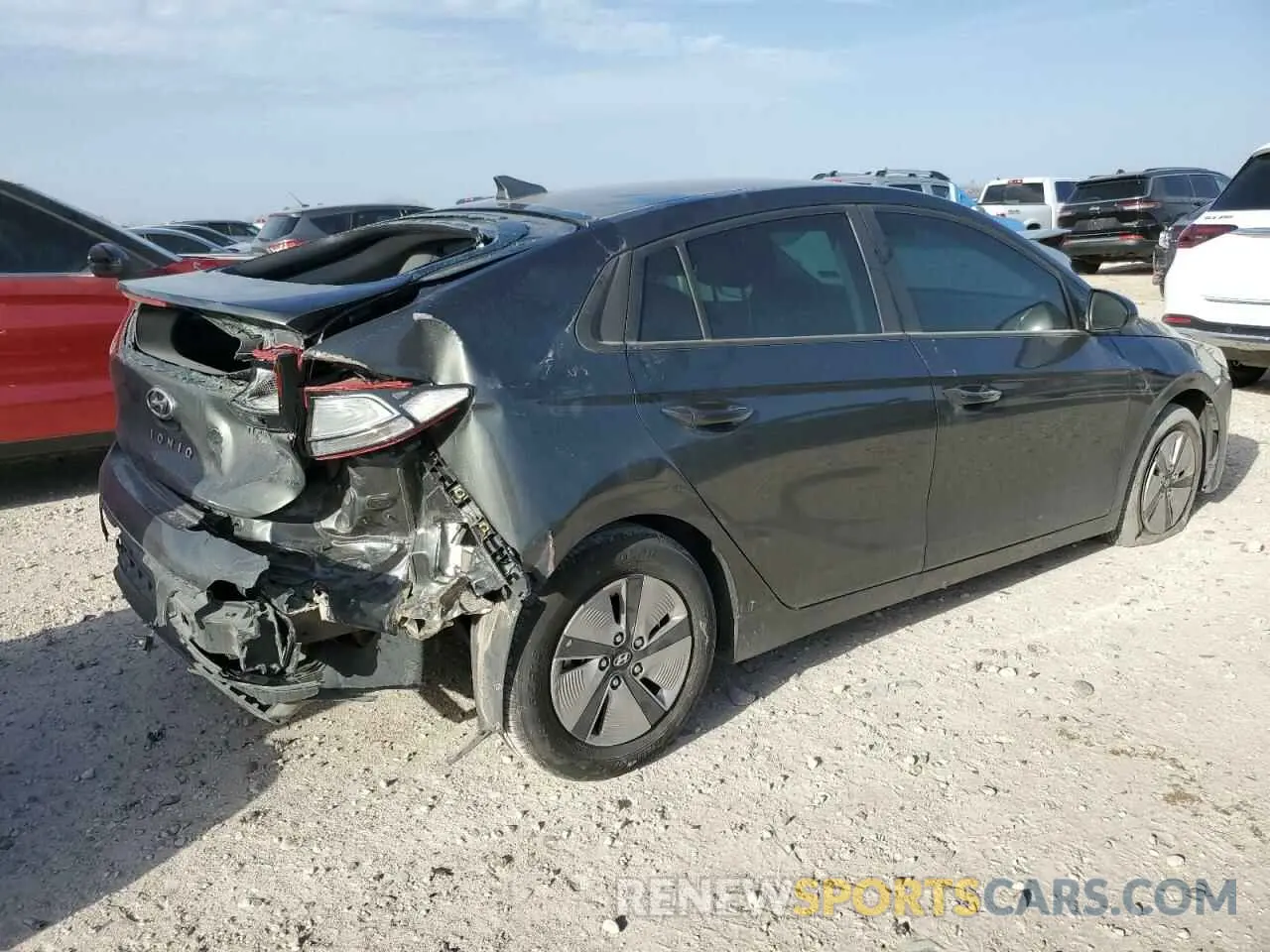 3 fotografías del automóvil dañado KMHC65LC2NU281535 HYUNDAI IONIQ 2022