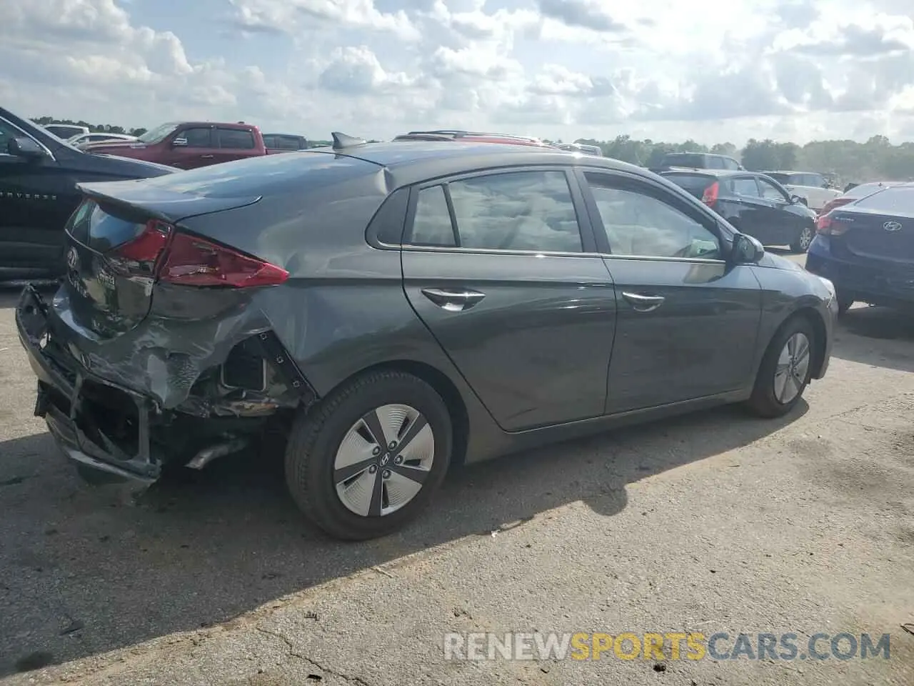 3 fotografías del automóvil dañado KMHC65LC3NU280605 HYUNDAI IONIQ 2022