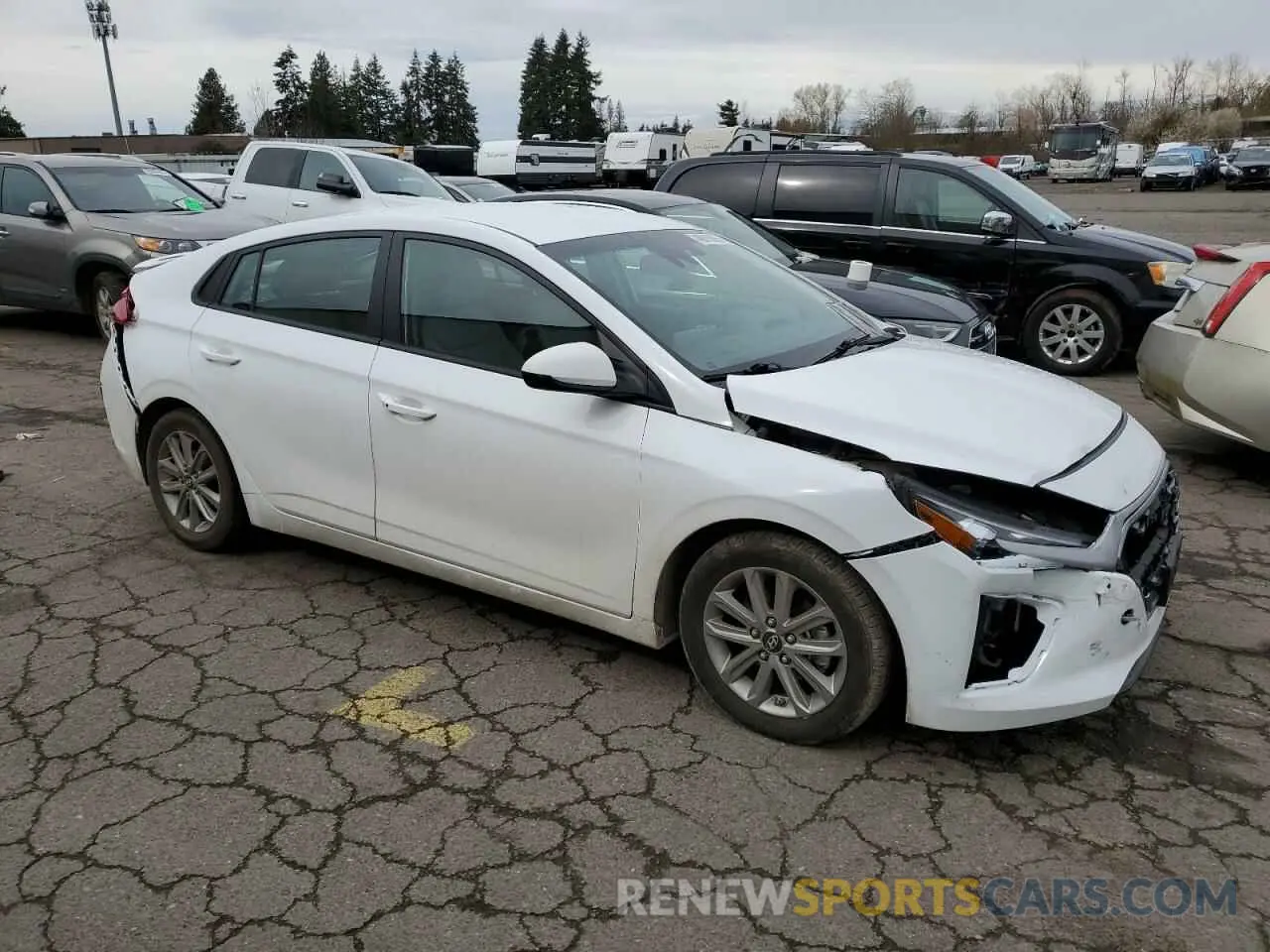 4 fotografías del automóvil dañado KMHC65LC4NU274263 HYUNDAI IONIQ 2022