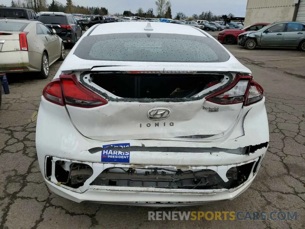 6 fotografías del automóvil dañado KMHC65LC4NU274263 HYUNDAI IONIQ 2022