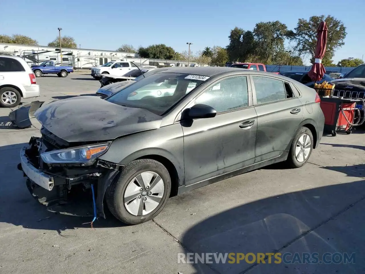 1 fotografías del automóvil dañado KMHC65LC8NU285203 HYUNDAI IONIQ 2022