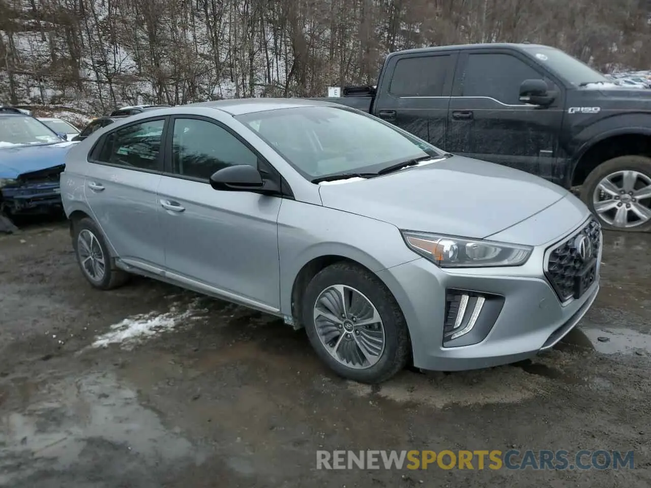 4 fotografías del automóvil dañado KMHC65LD7NU277618 HYUNDAI IONIQ 2022